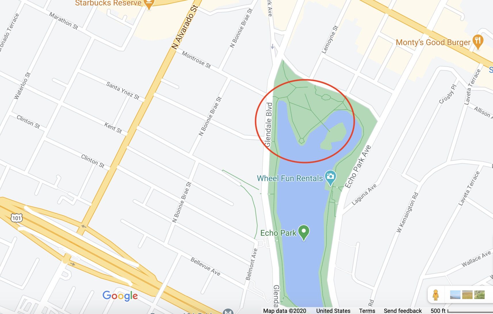 Body in Echo Park Lake